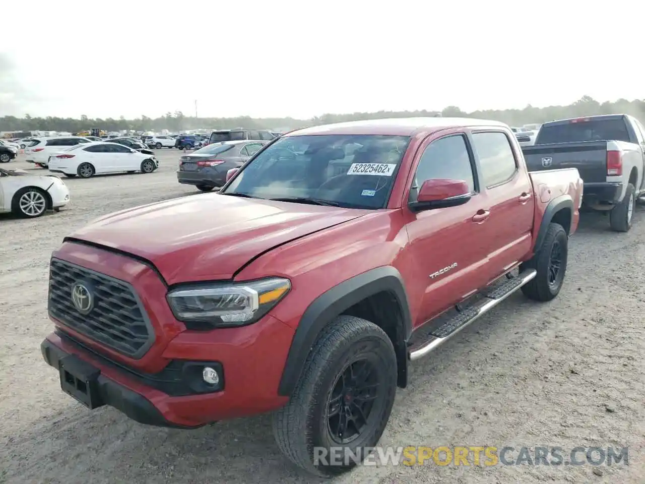 2 Photograph of a damaged car 5TFCZ5AN8LX239124 TOYOTA TACOMA 2020