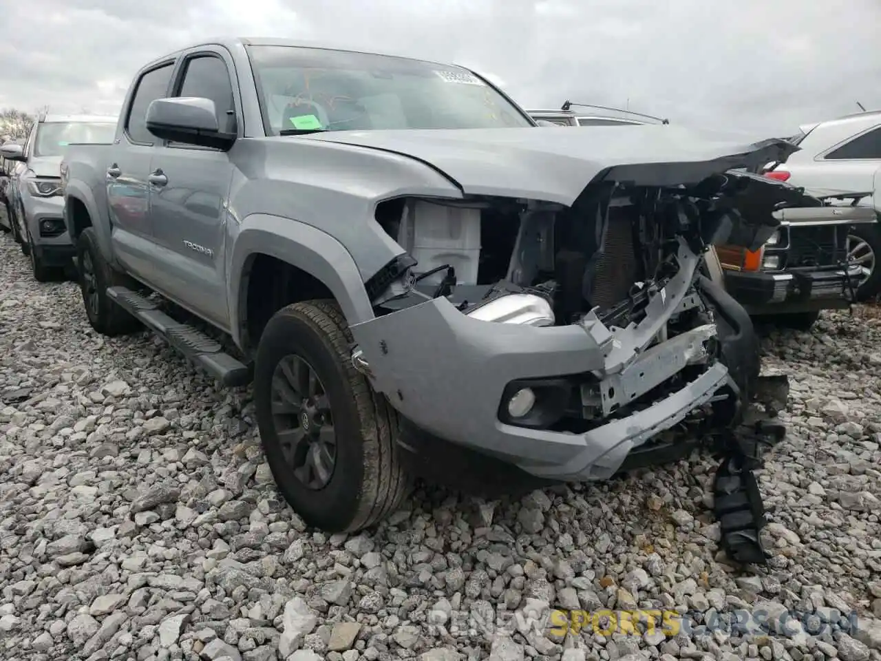 1 Photograph of a damaged car 5TFCZ5AN8LX243464 TOYOTA TACOMA 2020