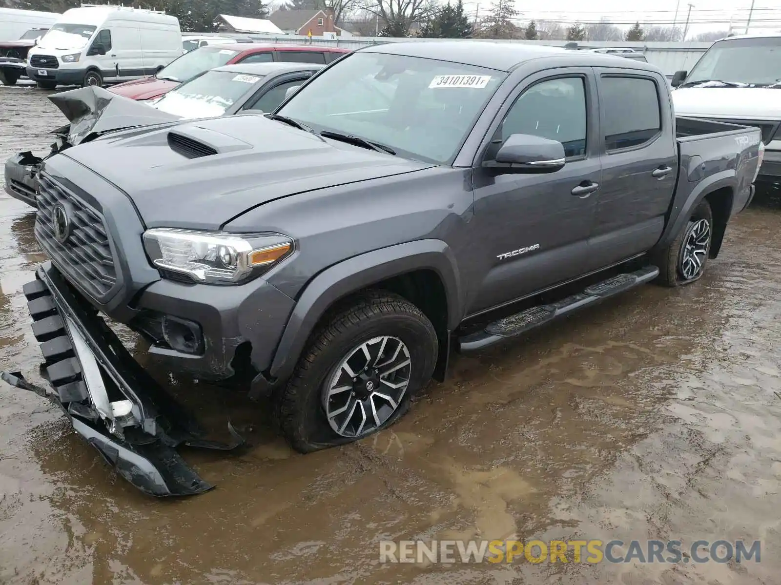 2 Photograph of a damaged car 5TFCZ5AN9LX213177 TOYOTA TACOMA 2020