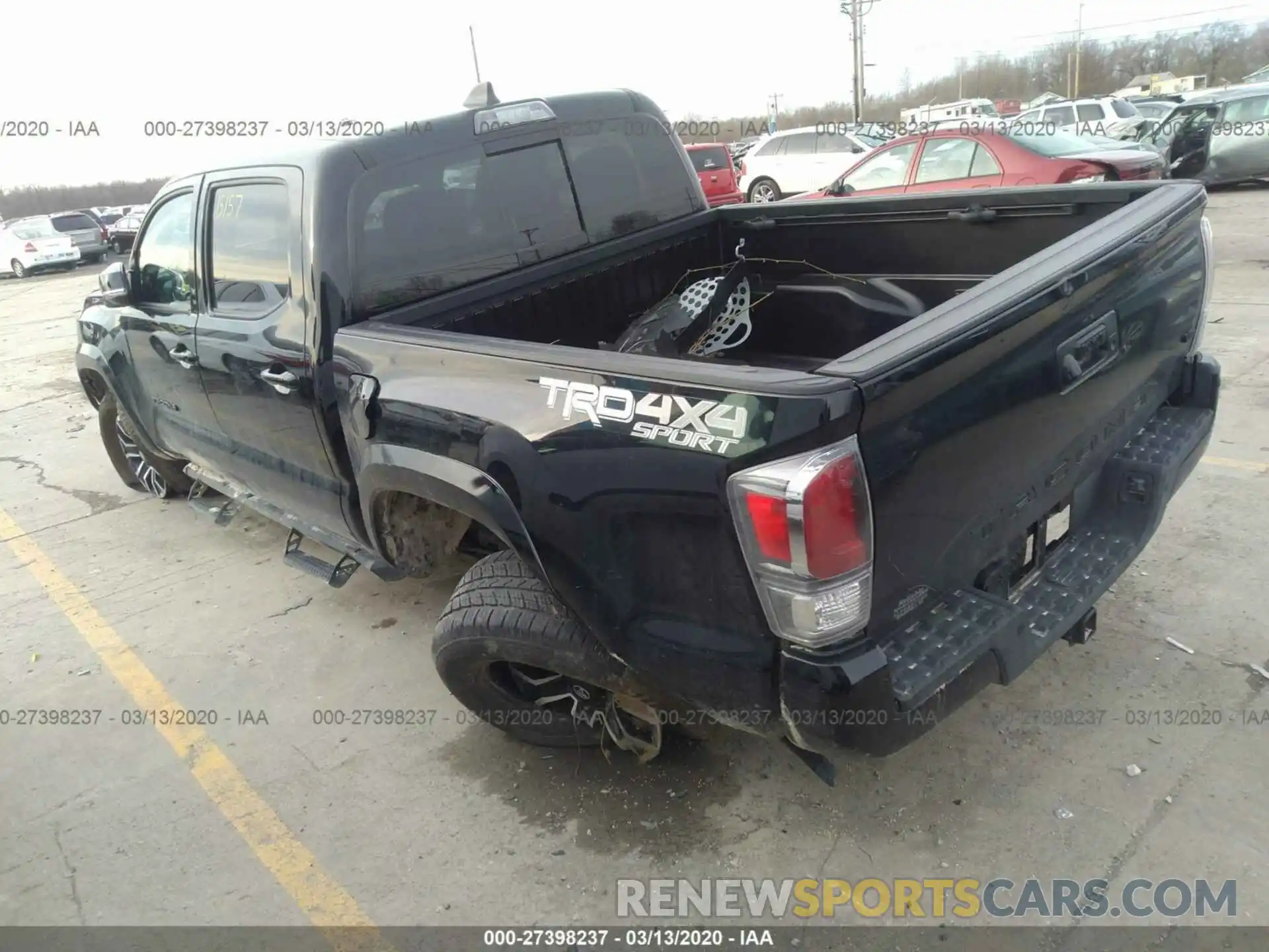 3 Photograph of a damaged car 5TFCZ5AN9LX214975 TOYOTA TACOMA 2020