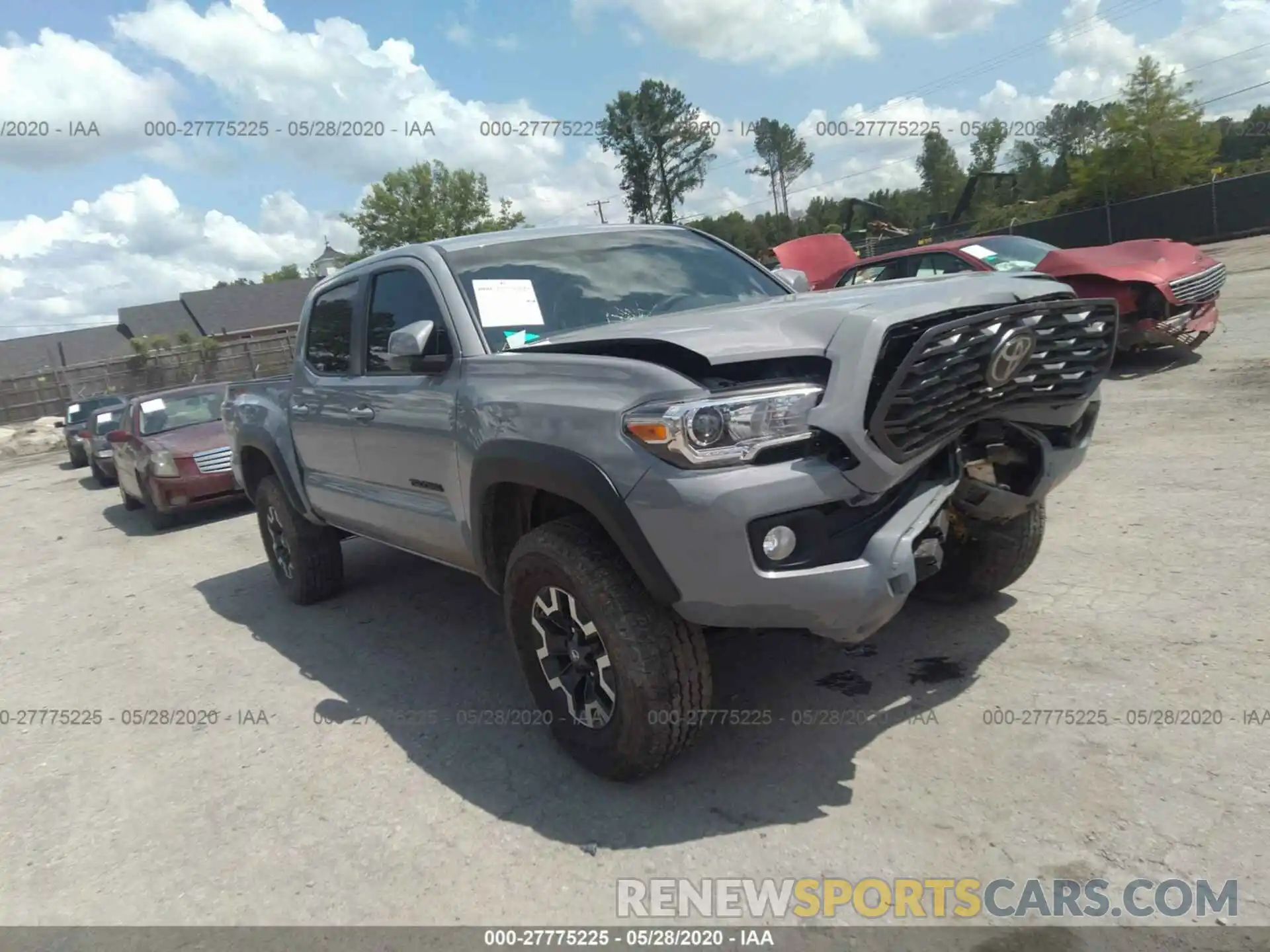 1 Photograph of a damaged car 5TFCZ5AN9LX219741 TOYOTA TACOMA 2020