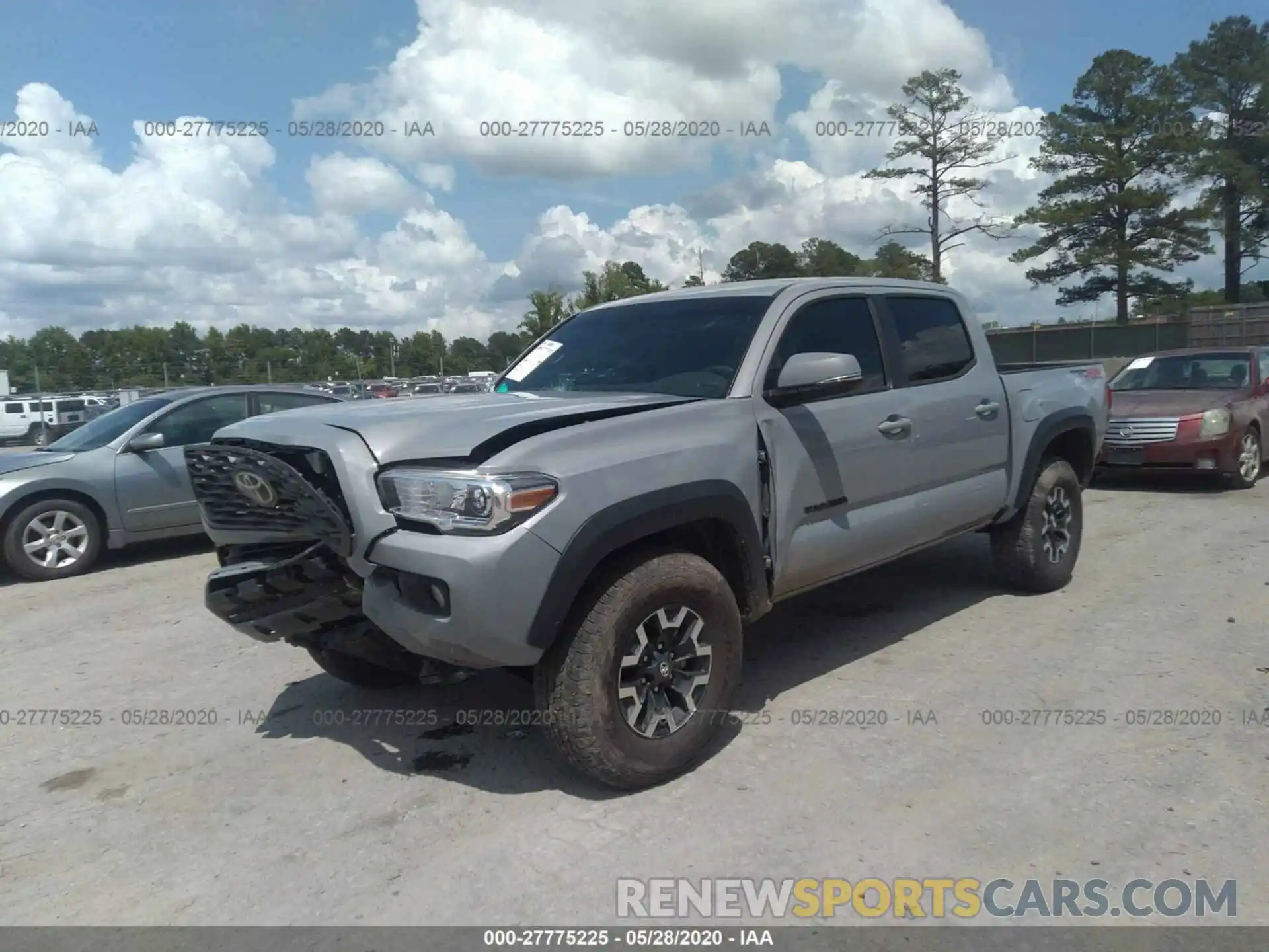 2 Photograph of a damaged car 5TFCZ5AN9LX219741 TOYOTA TACOMA 2020