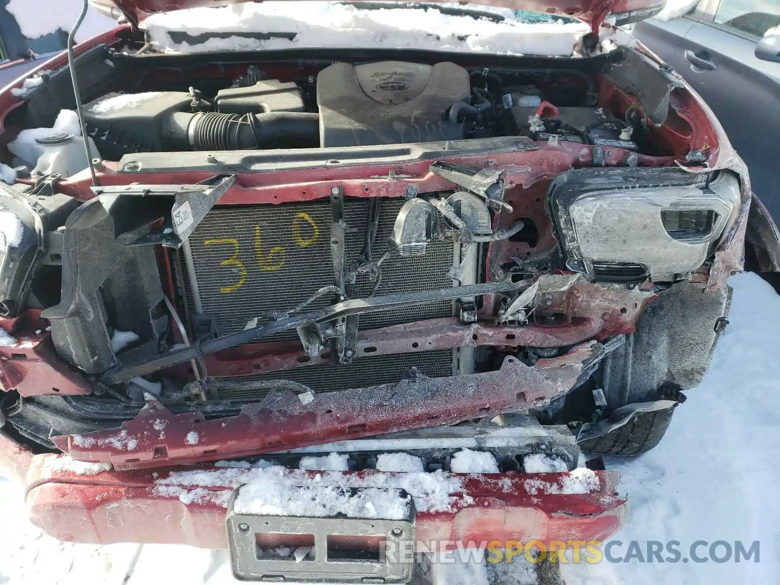 7 Photograph of a damaged car 5TFCZ5AN9LX223238 TOYOTA TACOMA 2020