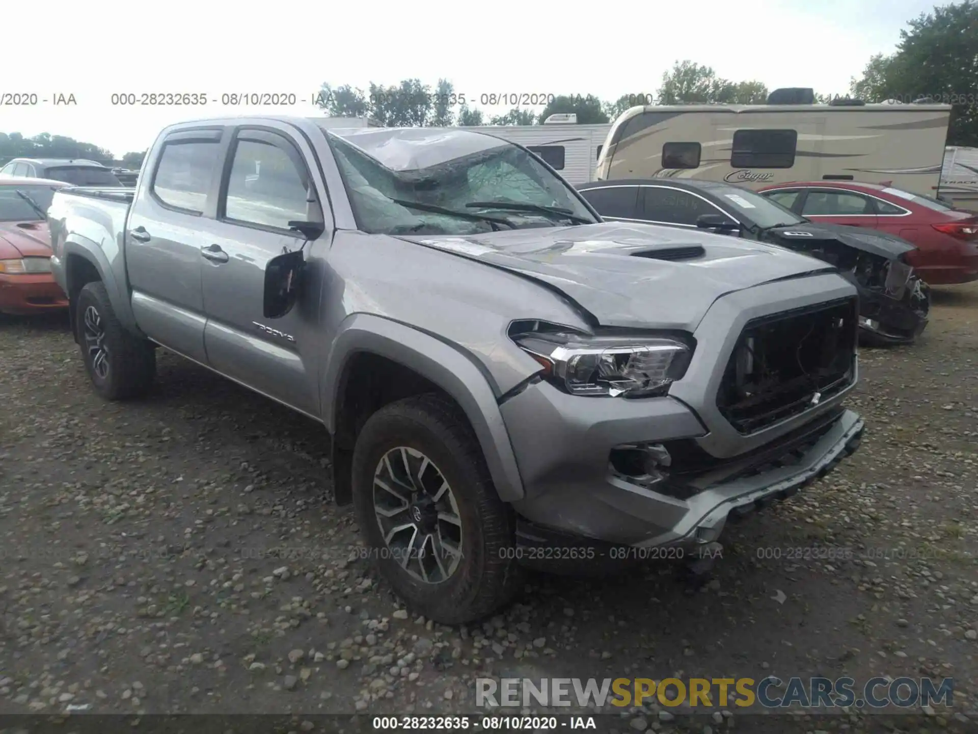 1 Photograph of a damaged car 5TFCZ5AN9LX223949 TOYOTA TACOMA 2020