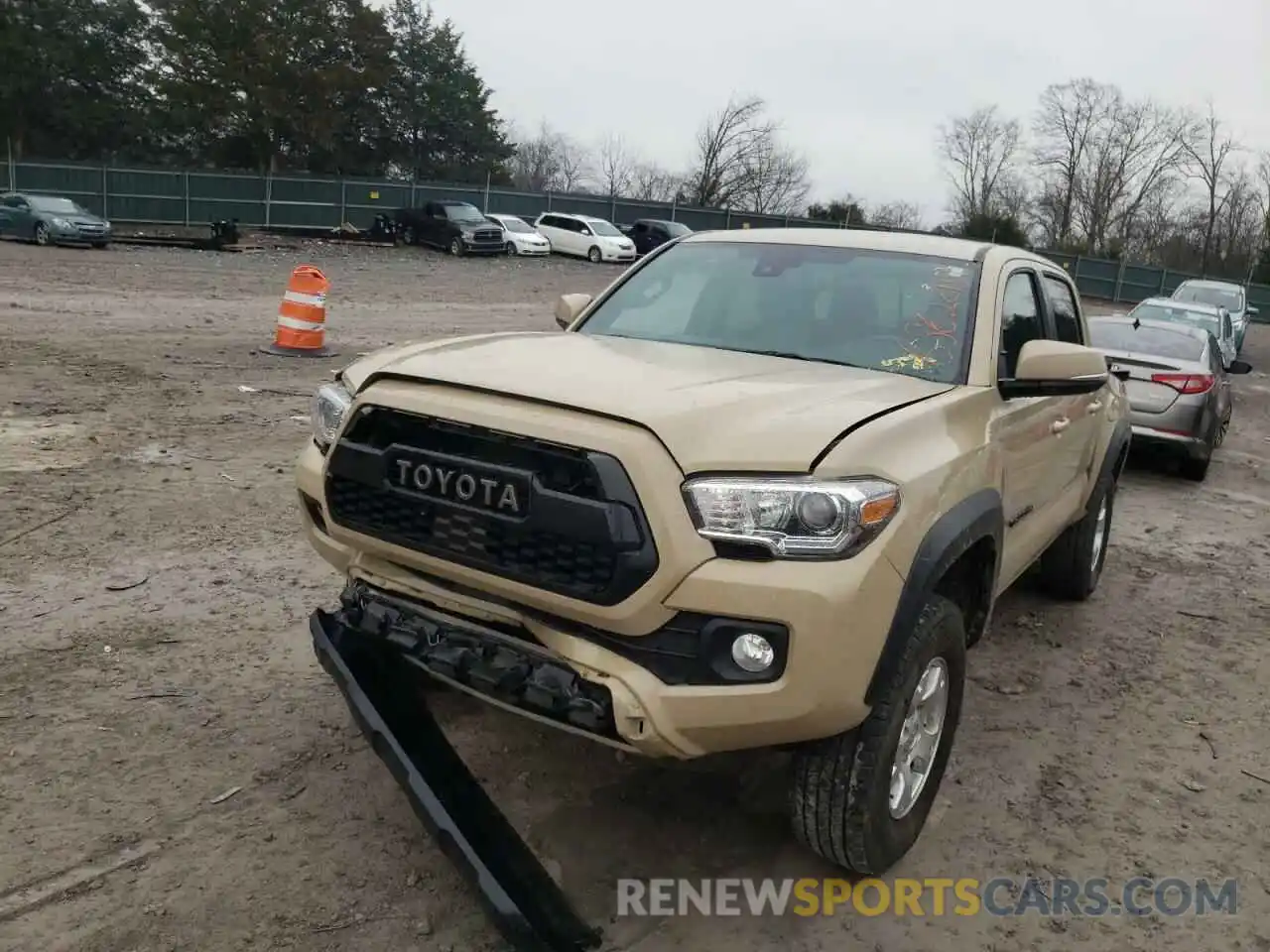 2 Photograph of a damaged car 5TFCZ5AN9LX230853 TOYOTA TACOMA 2020