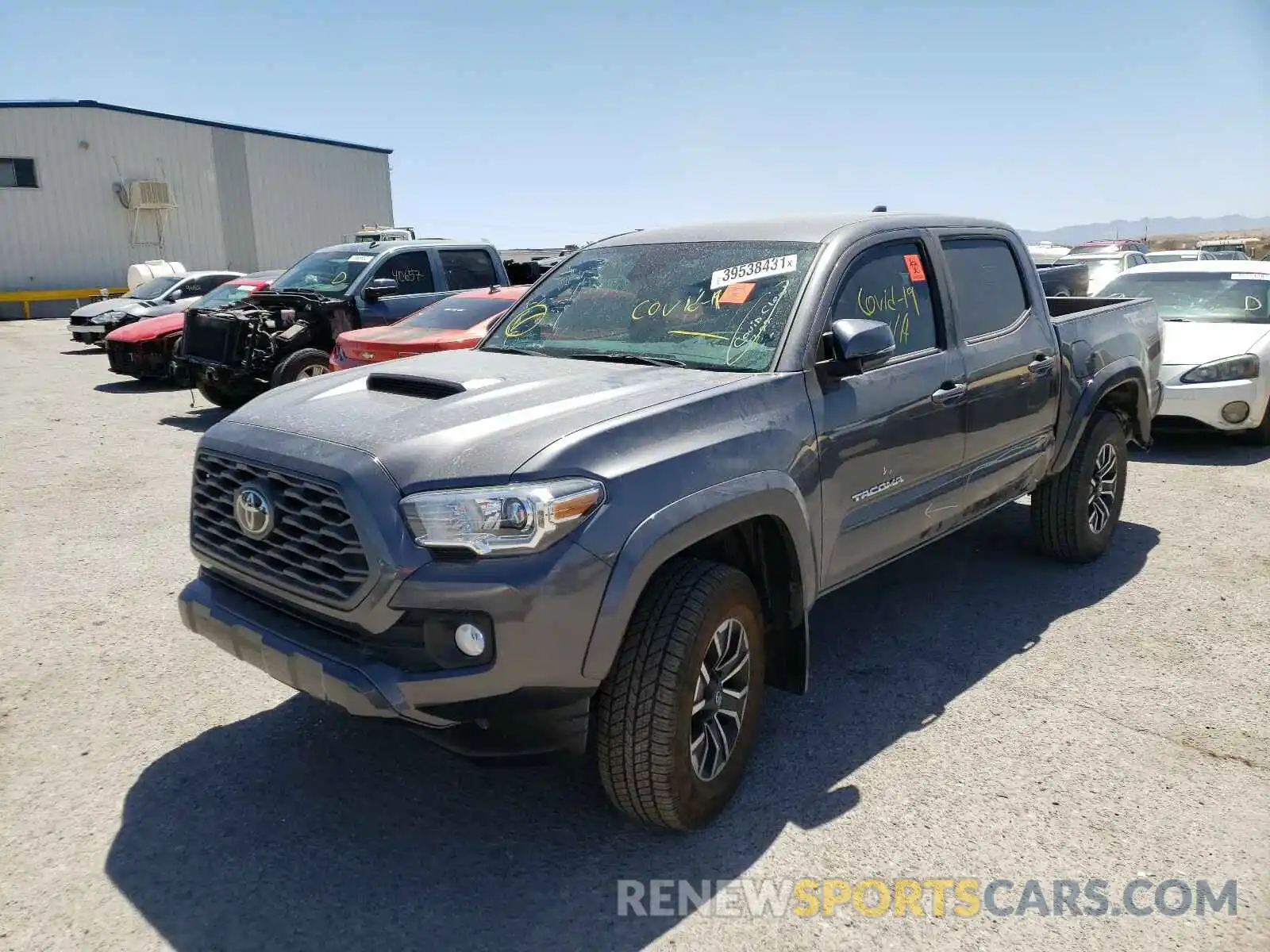 2 Photograph of a damaged car 5TFCZ5AN9LX239830 TOYOTA TACOMA 2020