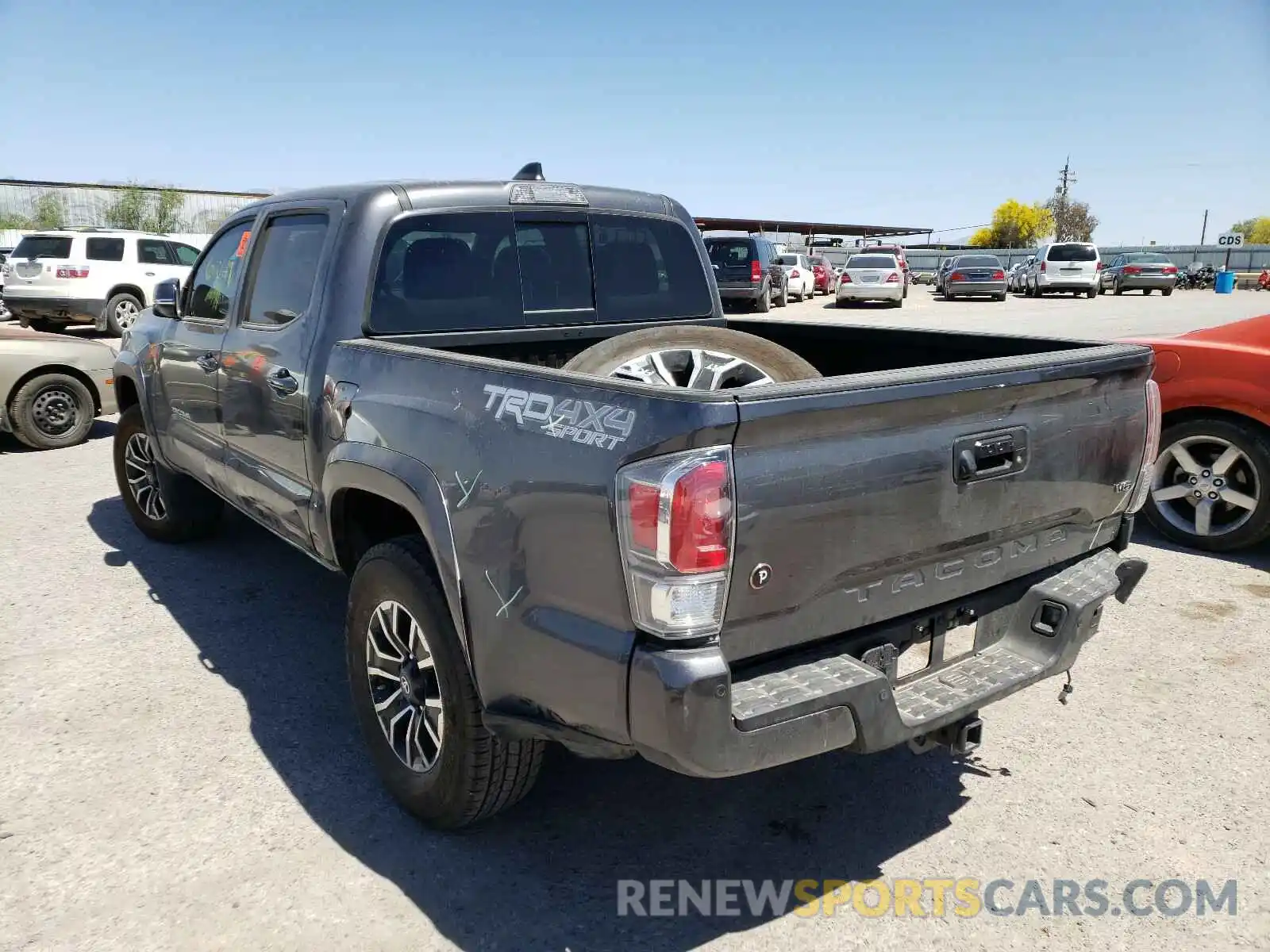 3 Photograph of a damaged car 5TFCZ5AN9LX239830 TOYOTA TACOMA 2020