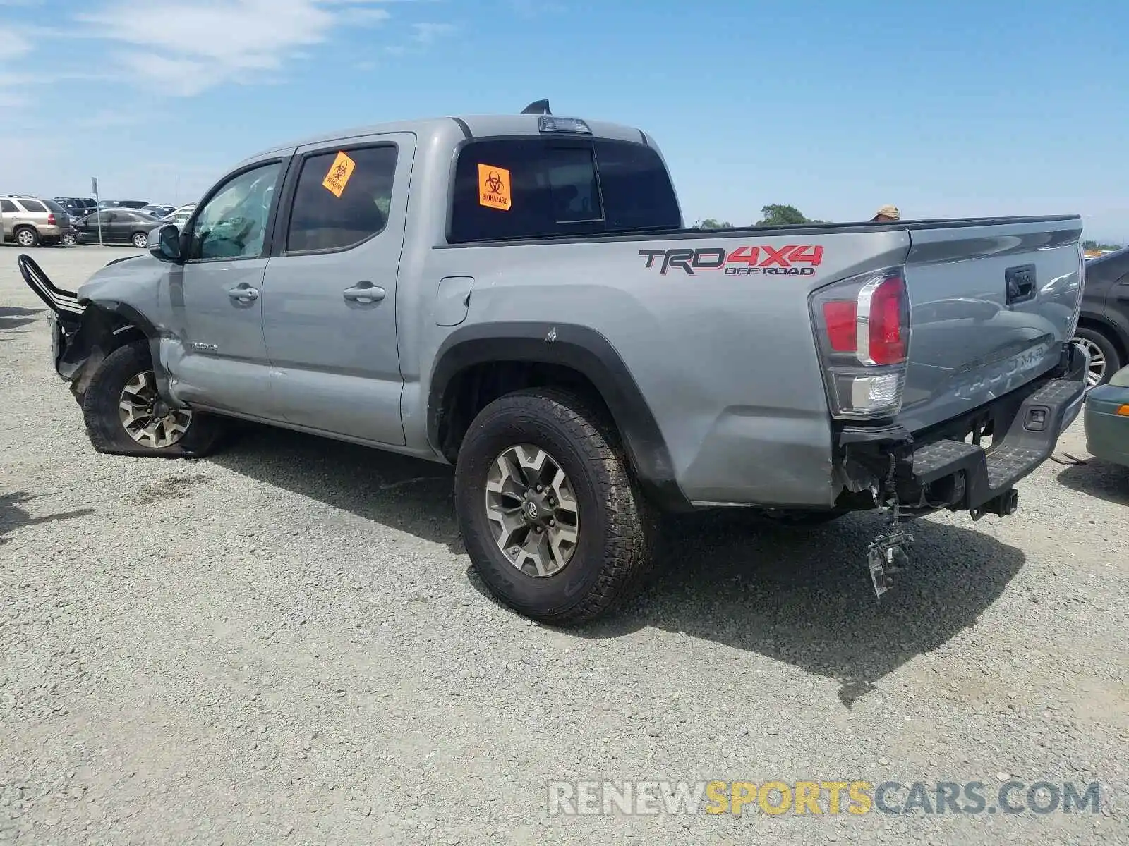 3 Photograph of a damaged car 5TFCZ5ANXLX214872 TOYOTA TACOMA 2020