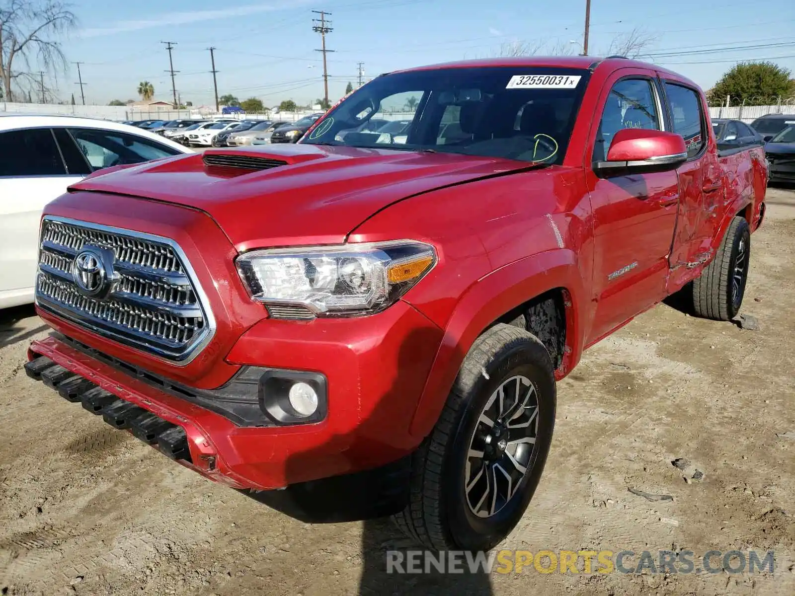 2 Photograph of a damaged car 5TFCZ5ANXLX227766 TOYOTA TACOMA 2020