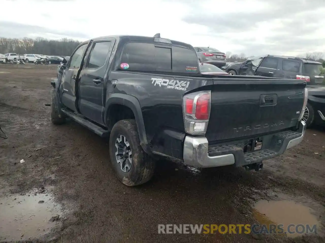 3 Фотография поврежденного автомобиля 5TFCZ5ANXLX228061 TOYOTA TACOMA 2020