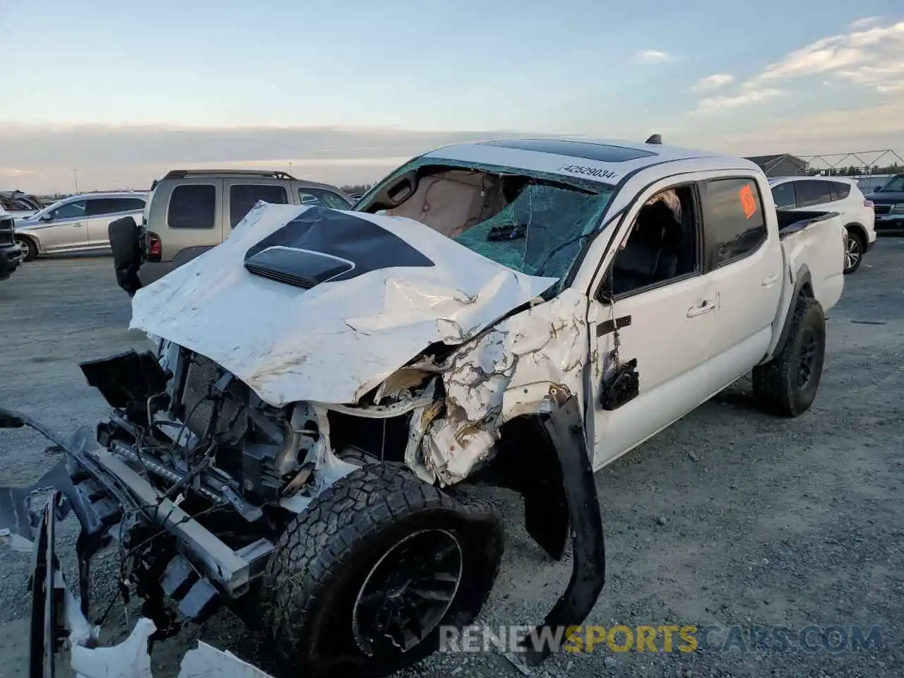 1 Photograph of a damaged car 5TFCZ5ANXLX232448 TOYOTA TACOMA 2020