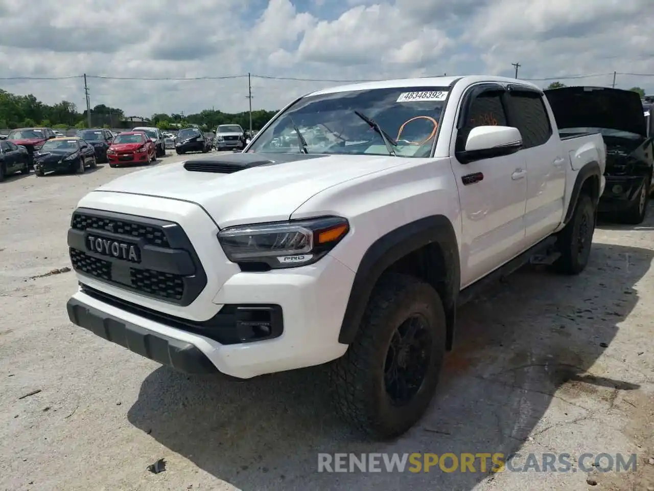 2 Photograph of a damaged car 5TFCZ5ANXLX233034 TOYOTA TACOMA 2020