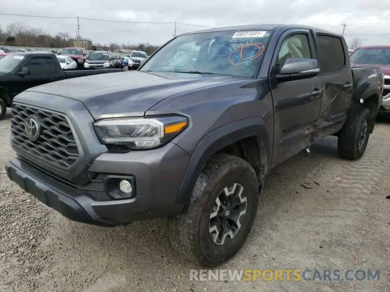 2 Photograph of a damaged car 5TFCZ5ANXLX238105 TOYOTA TACOMA 2020