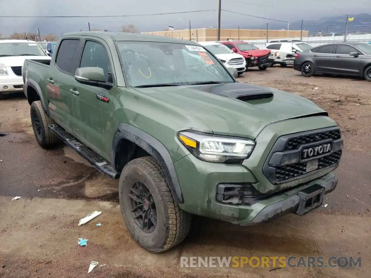 1 Photograph of a damaged car 5TFCZ5ANXLX241814 TOYOTA TACOMA 2020