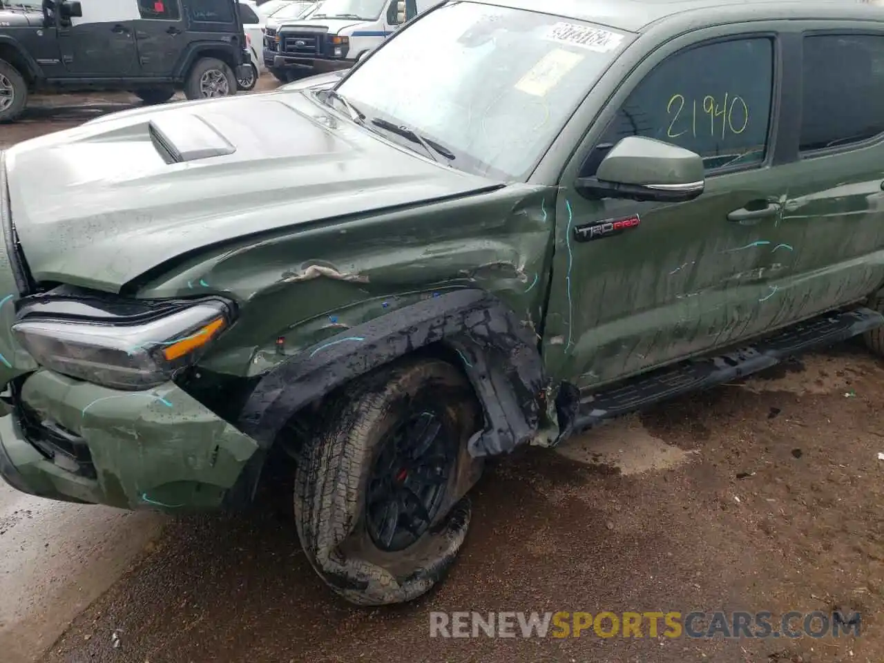 9 Photograph of a damaged car 5TFCZ5ANXLX241814 TOYOTA TACOMA 2020