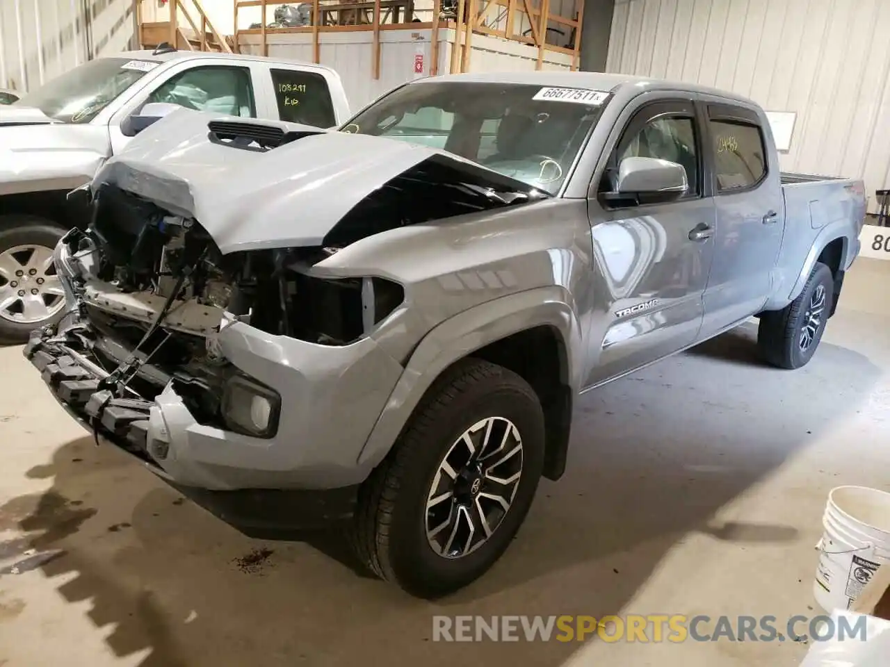 2 Photograph of a damaged car 5TFDZ5BN0LX046713 TOYOTA TACOMA 2020