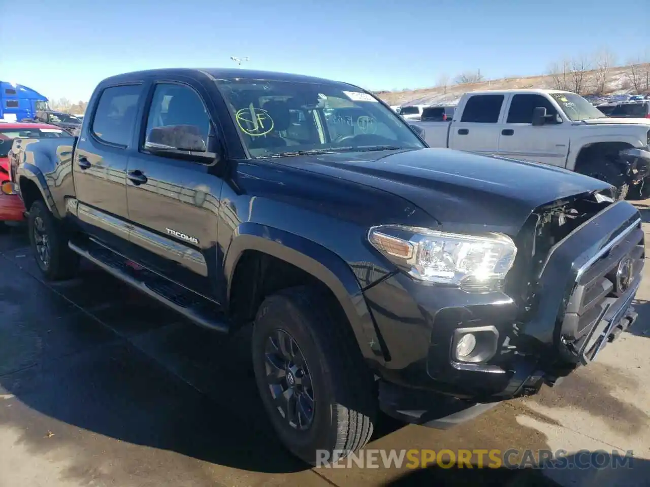 1 Photograph of a damaged car 5TFDZ5BN0LX055153 TOYOTA TACOMA 2020