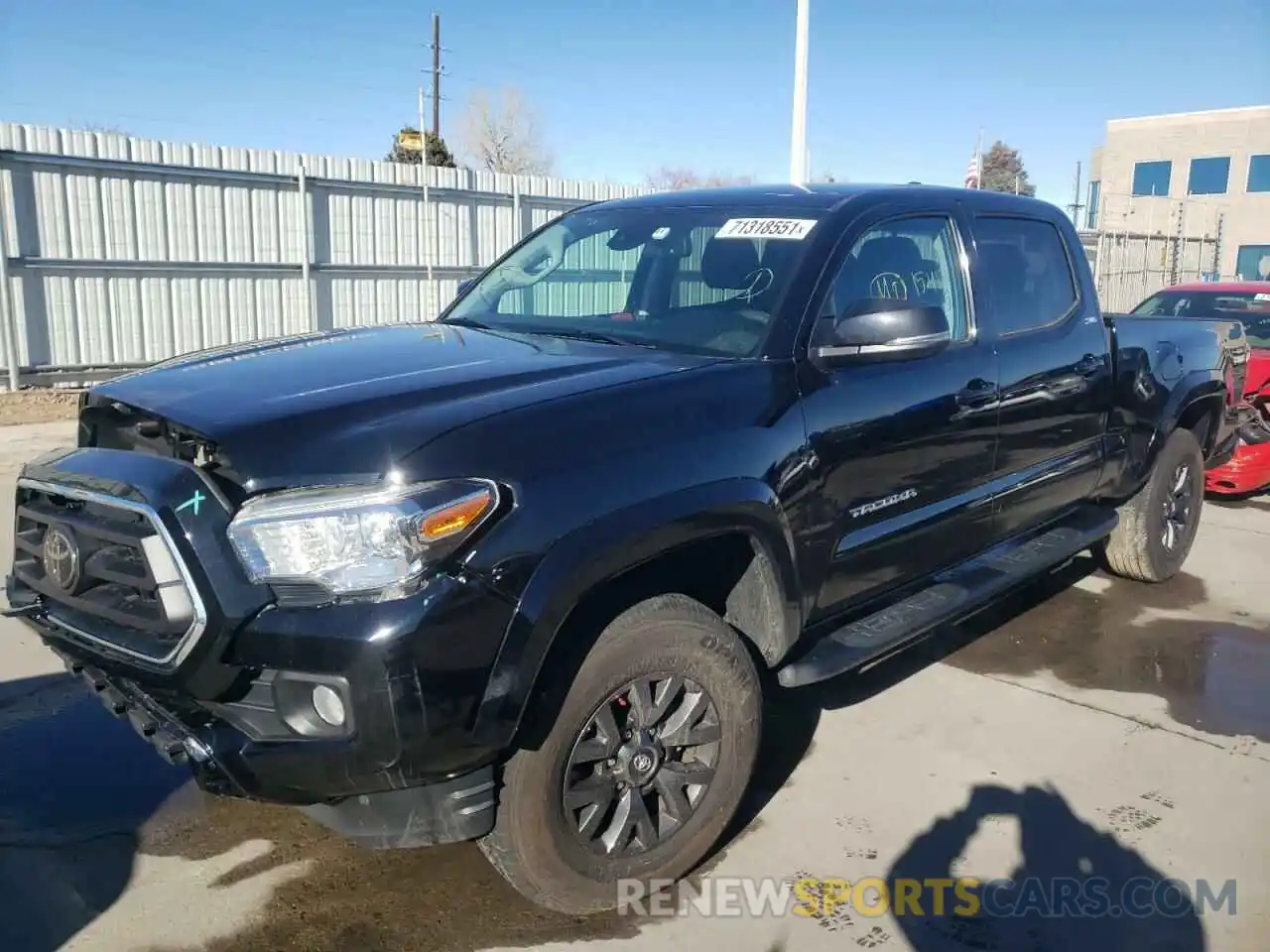 2 Photograph of a damaged car 5TFDZ5BN0LX055153 TOYOTA TACOMA 2020