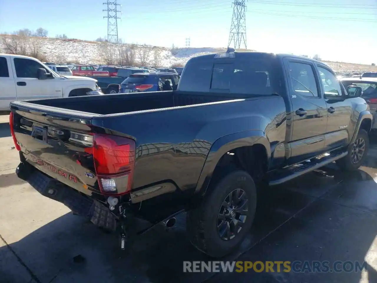 4 Photograph of a damaged car 5TFDZ5BN0LX055153 TOYOTA TACOMA 2020