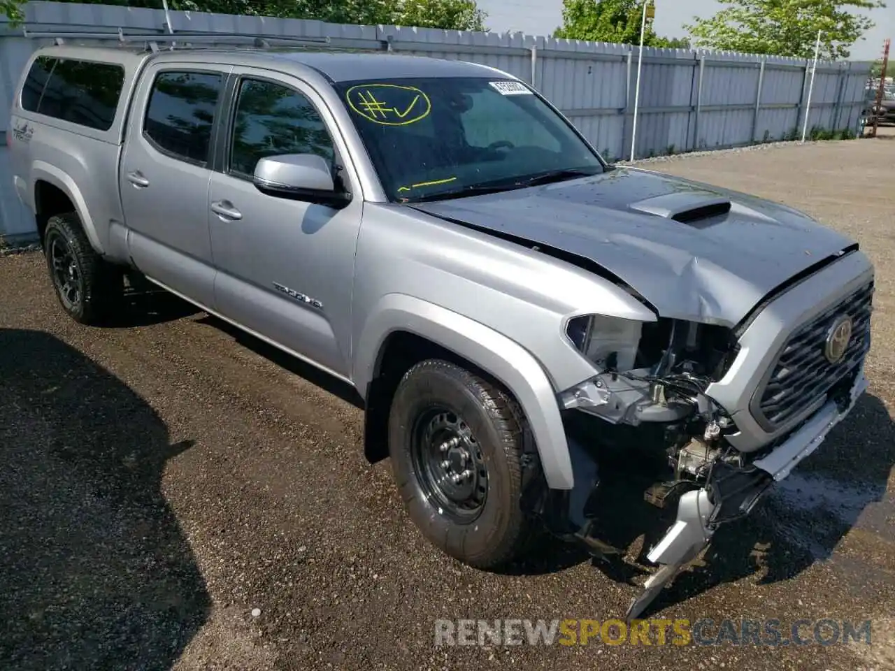 1 Photograph of a damaged car 5TFDZ5BN1LX047336 TOYOTA TACOMA 2020