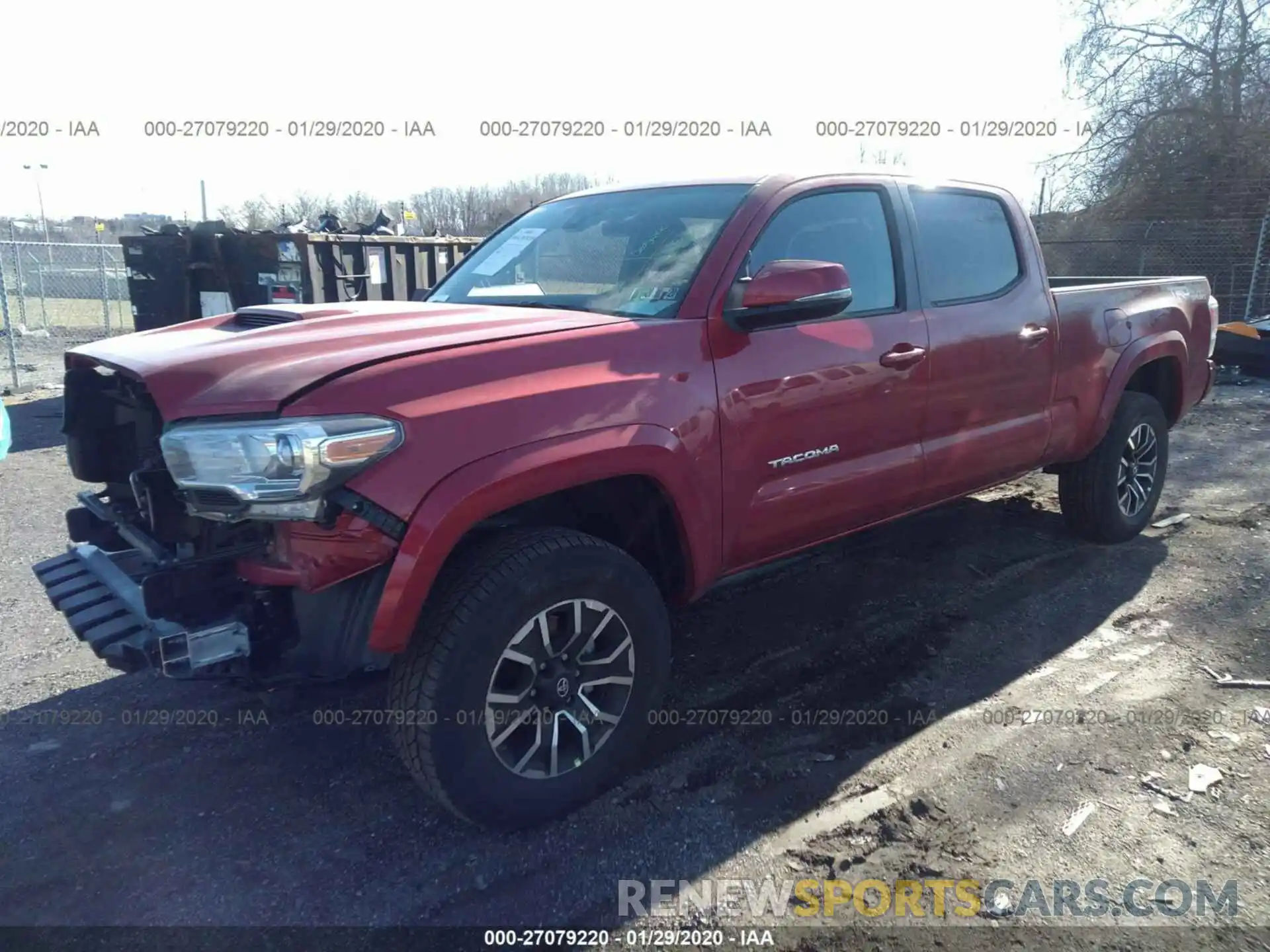 2 Photograph of a damaged car 5TFDZ5BN1LX047806 TOYOTA TACOMA 2020