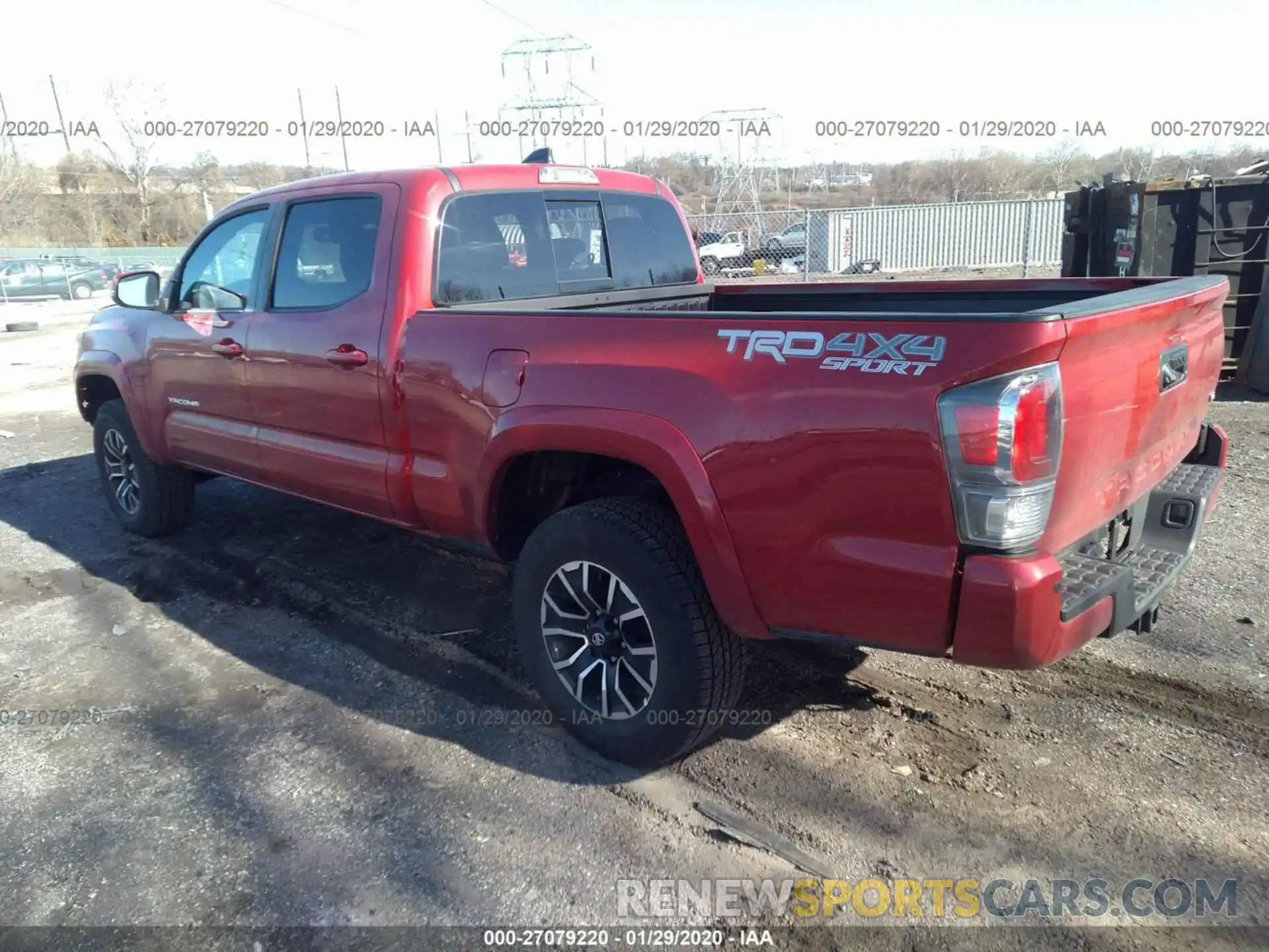 3 Photograph of a damaged car 5TFDZ5BN1LX047806 TOYOTA TACOMA 2020