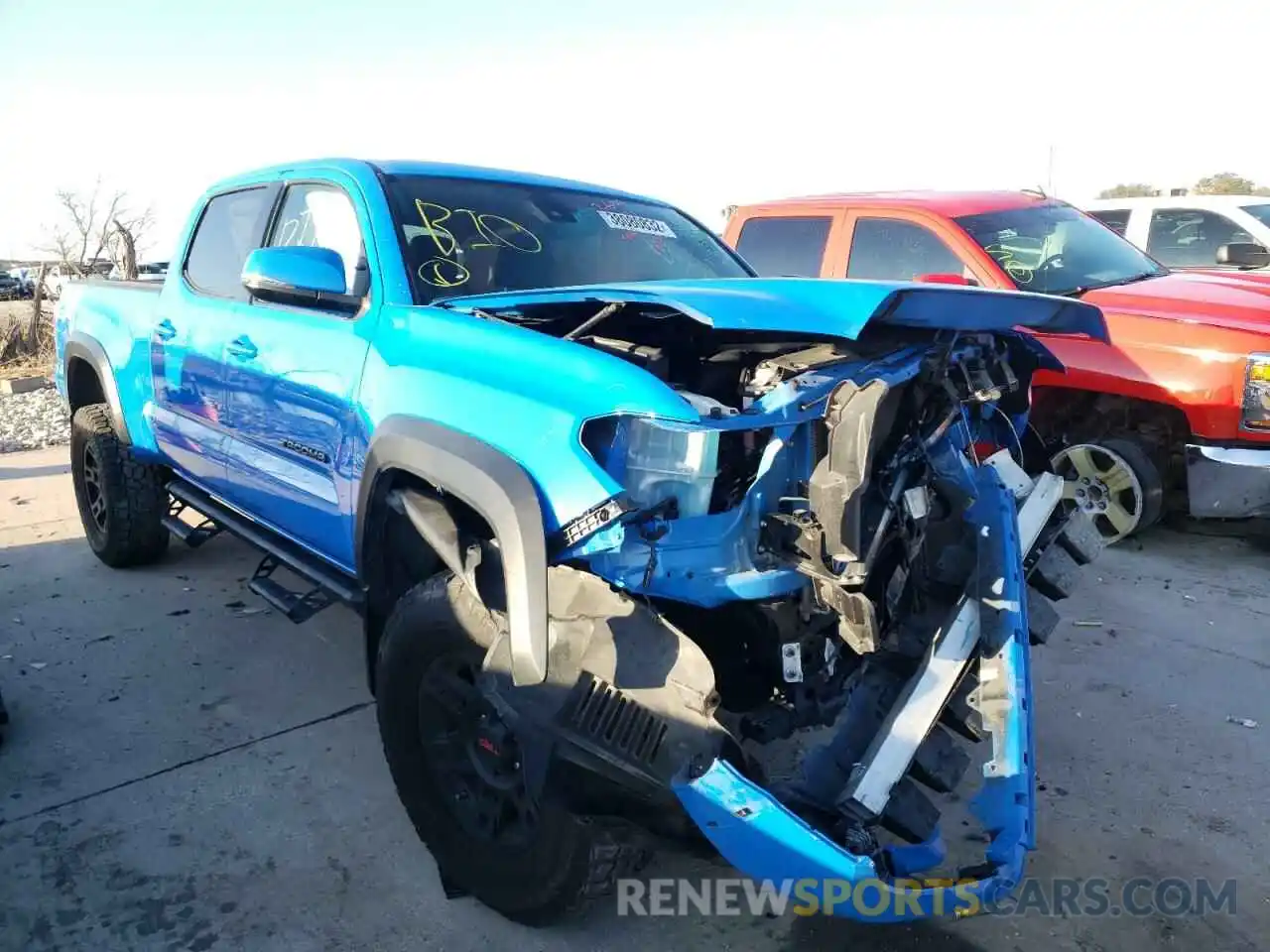 1 Photograph of a damaged car 5TFDZ5BN3LX055390 TOYOTA TACOMA 2020