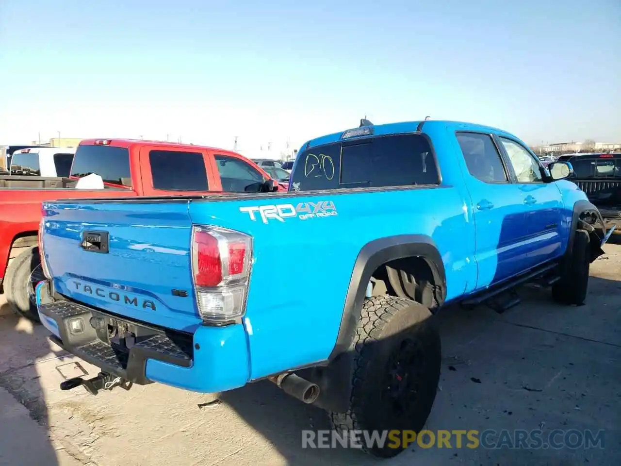 4 Photograph of a damaged car 5TFDZ5BN3LX055390 TOYOTA TACOMA 2020