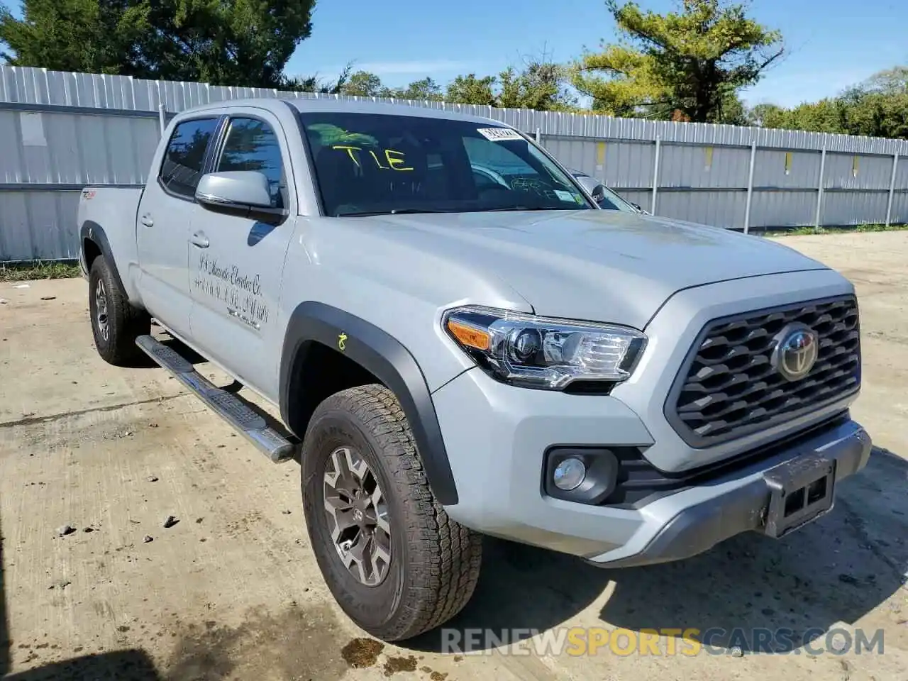 1 Photograph of a damaged car 5TFDZ5BN5LX048151 TOYOTA TACOMA 2020