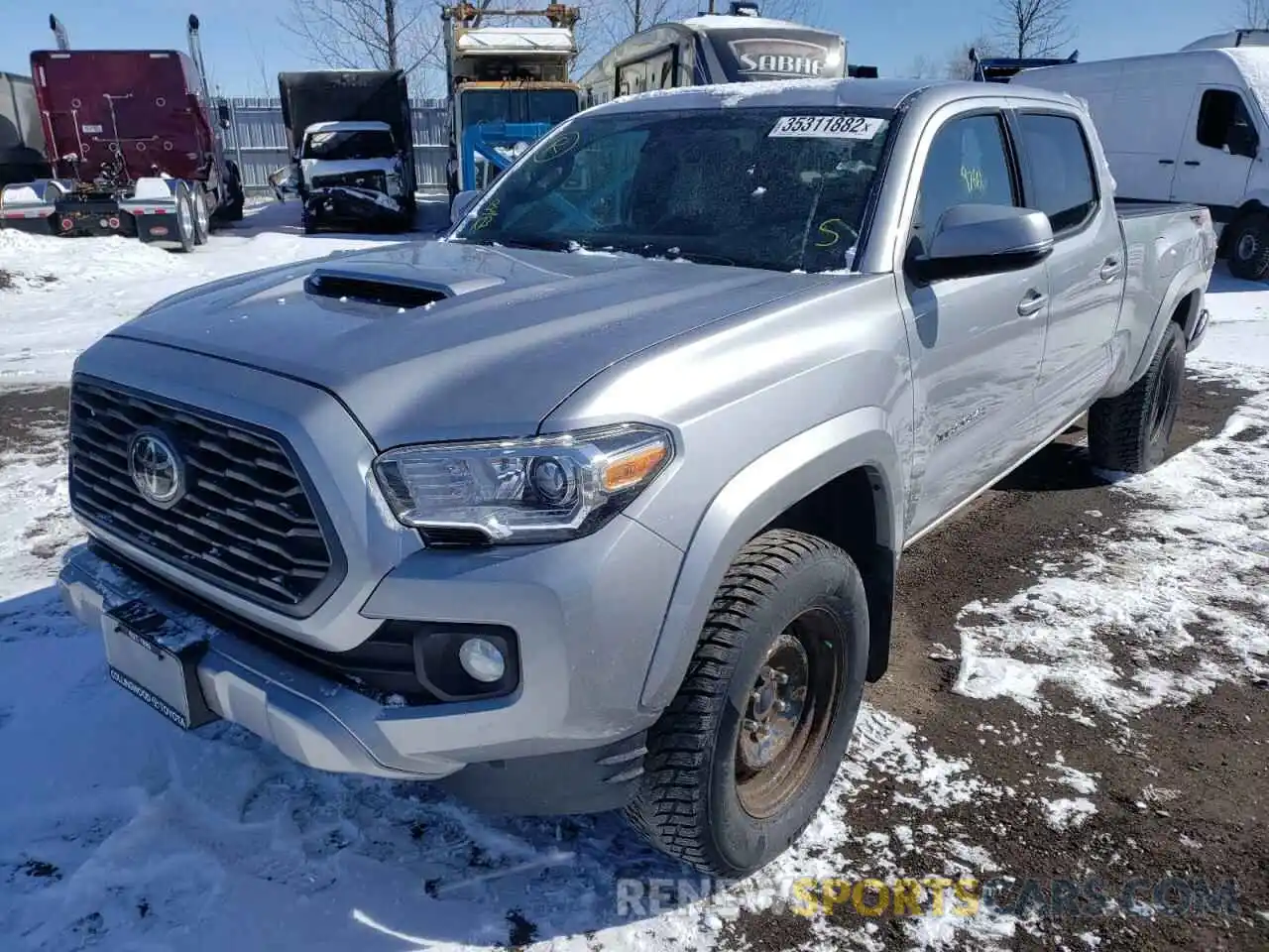 2 Photograph of a damaged car 5TFDZ5BN6LX050314 TOYOTA TACOMA 2020