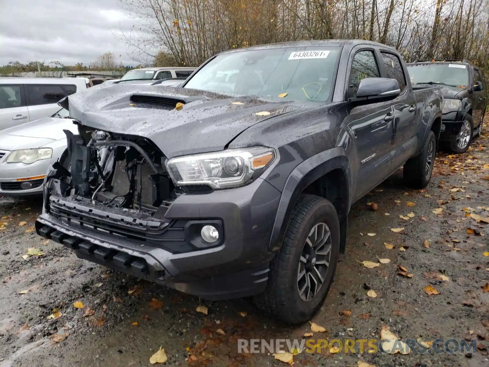 2 Photograph of a damaged car 5TFDZ5BN7LX054629 TOYOTA TACOMA 2020