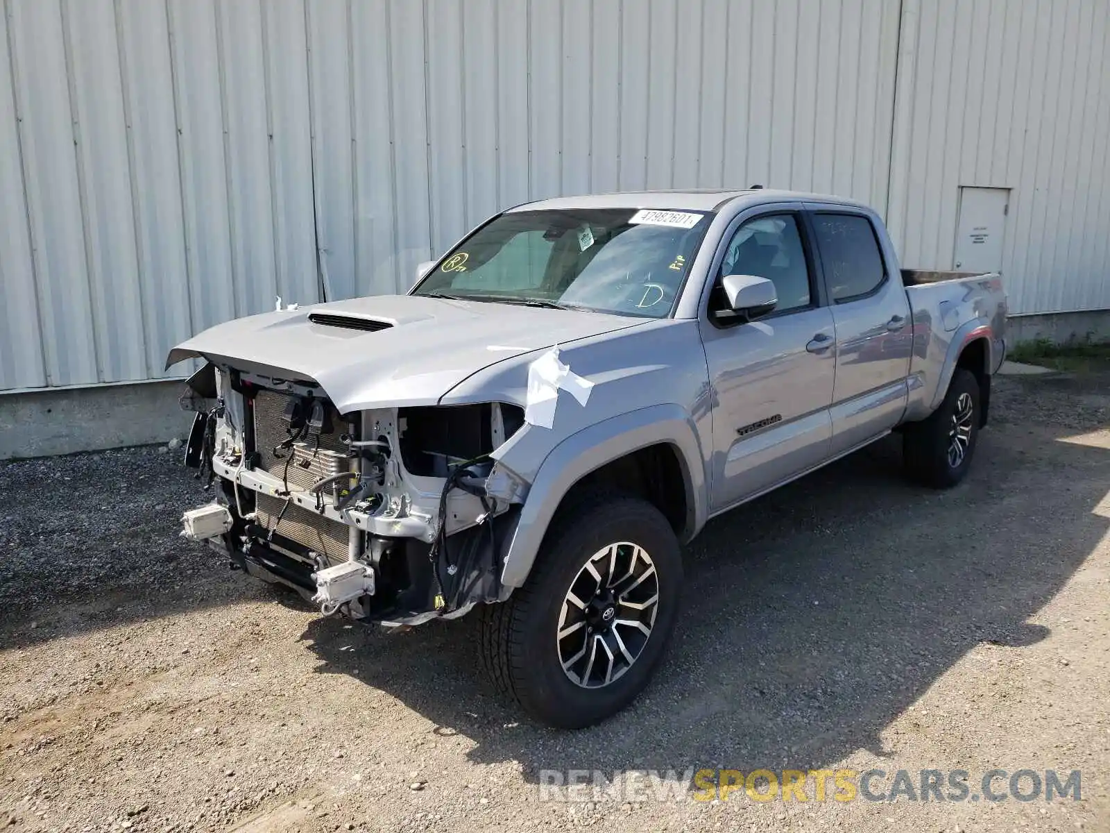 2 Photograph of a damaged car 5TFDZ5BN9LX048556 TOYOTA TACOMA 2020