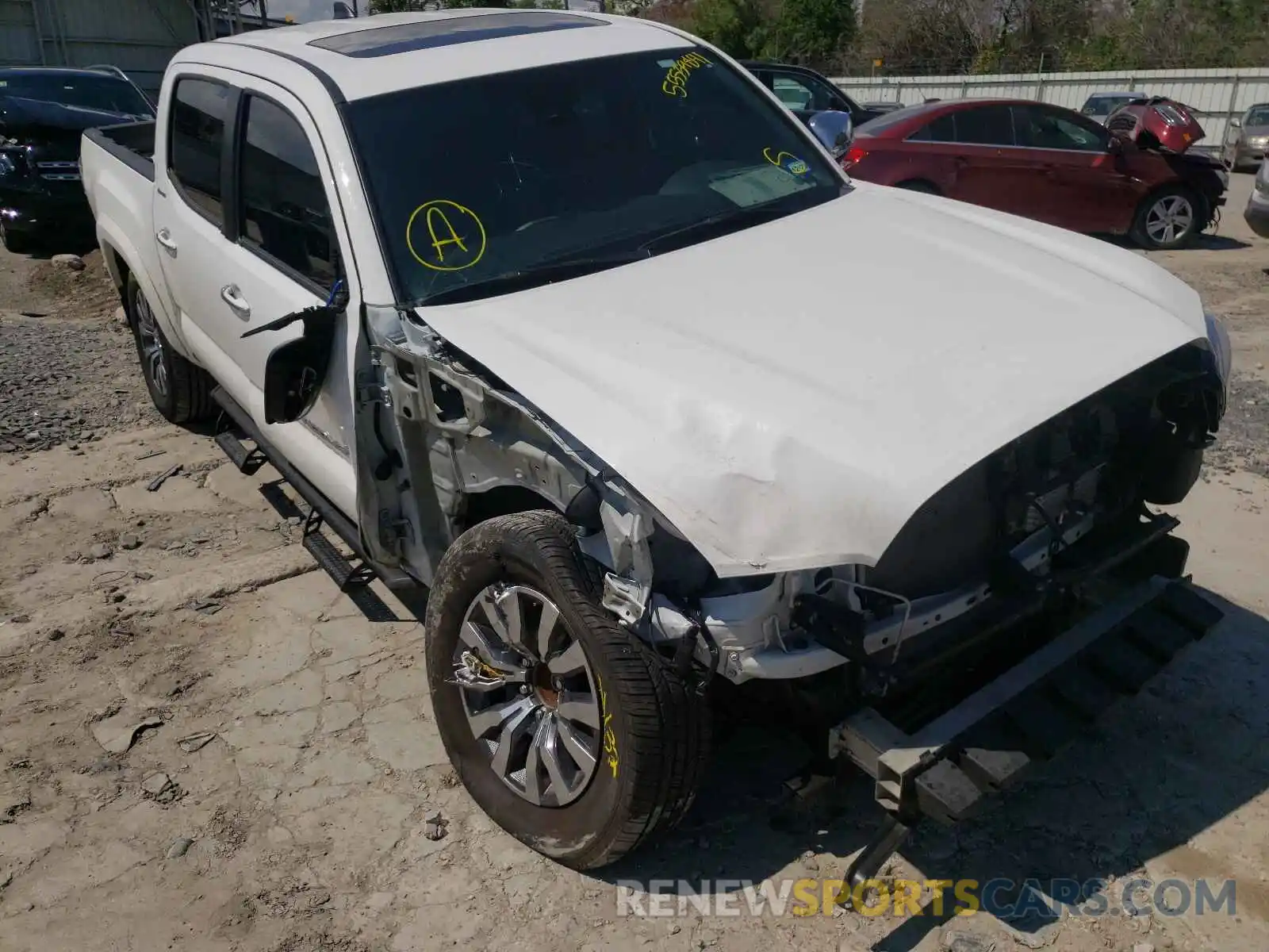 1 Photograph of a damaged car 5TFEZ5CN2LX090814 TOYOTA TACOMA 2020