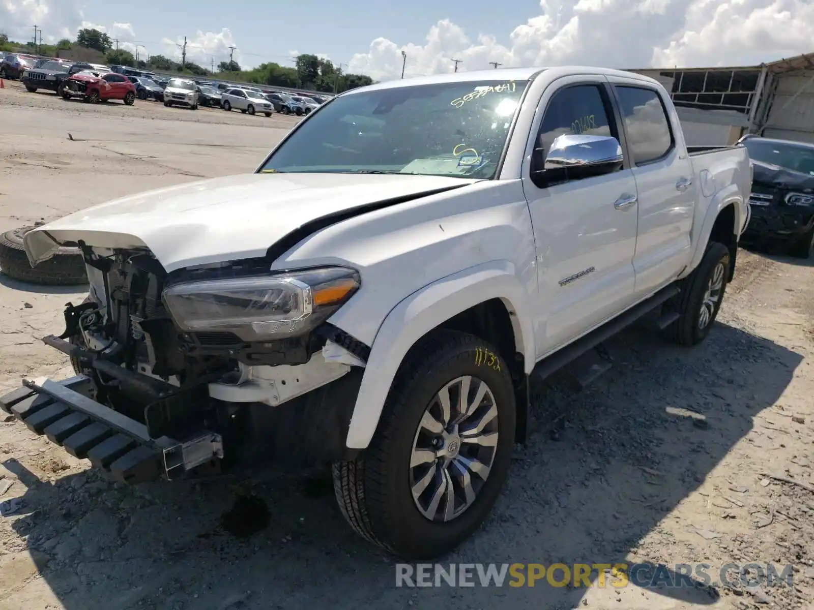 2 Photograph of a damaged car 5TFEZ5CN2LX090814 TOYOTA TACOMA 2020