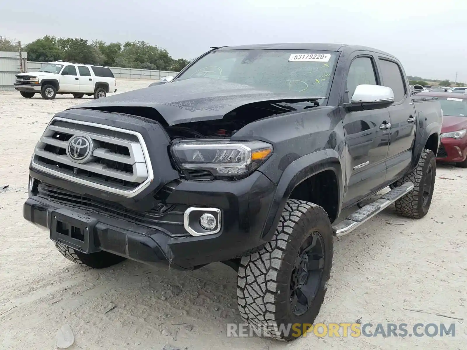 2 Photograph of a damaged car 5TFGZ5AN9LX239926 TOYOTA TACOMA 2020