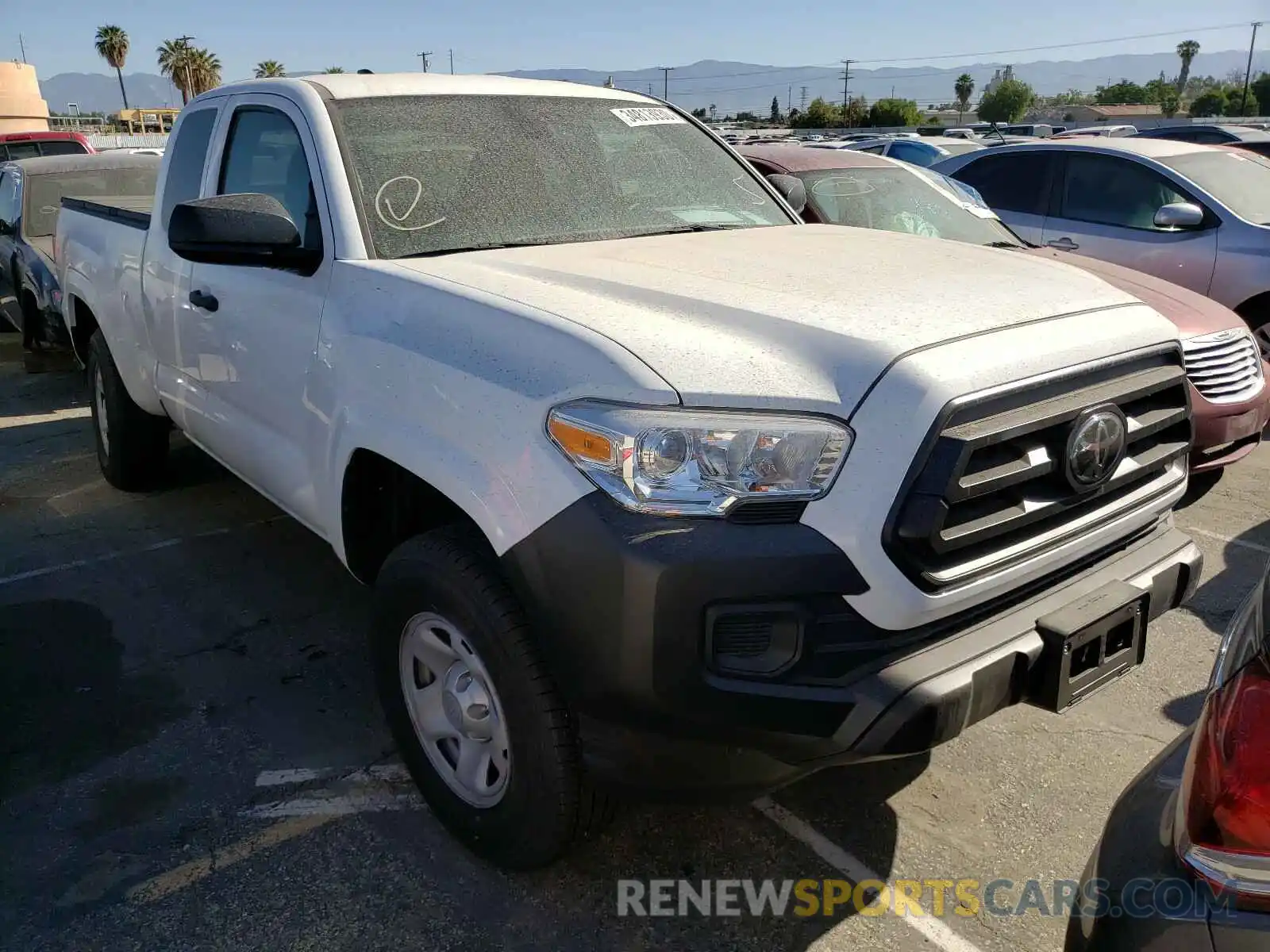 1 Photograph of a damaged car 5TFRX5GN0LX168072 TOYOTA TACOMA 2020