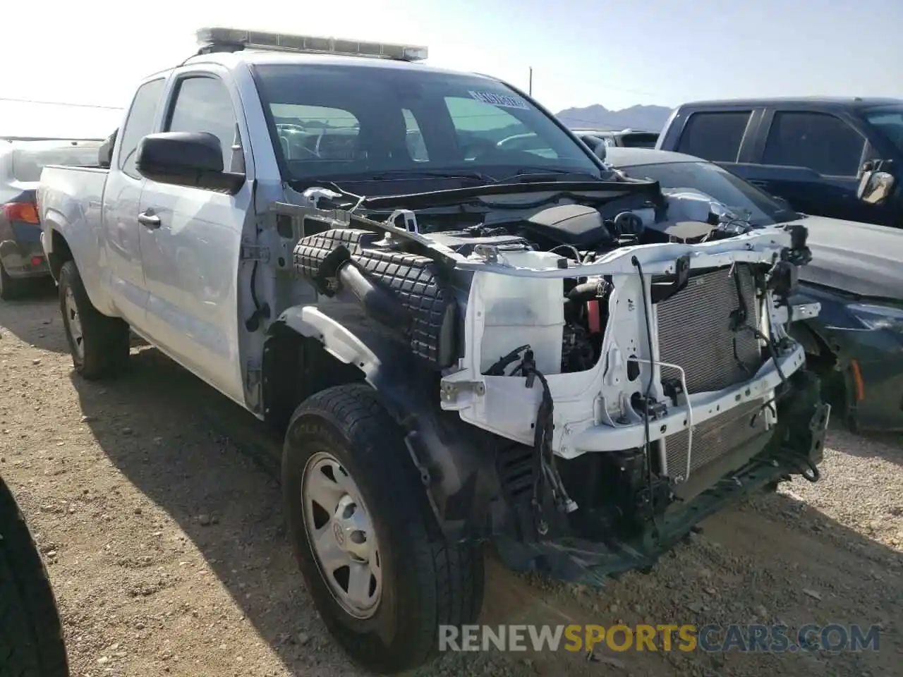 1 Photograph of a damaged car 5TFRX5GN0LX171411 TOYOTA TACOMA 2020