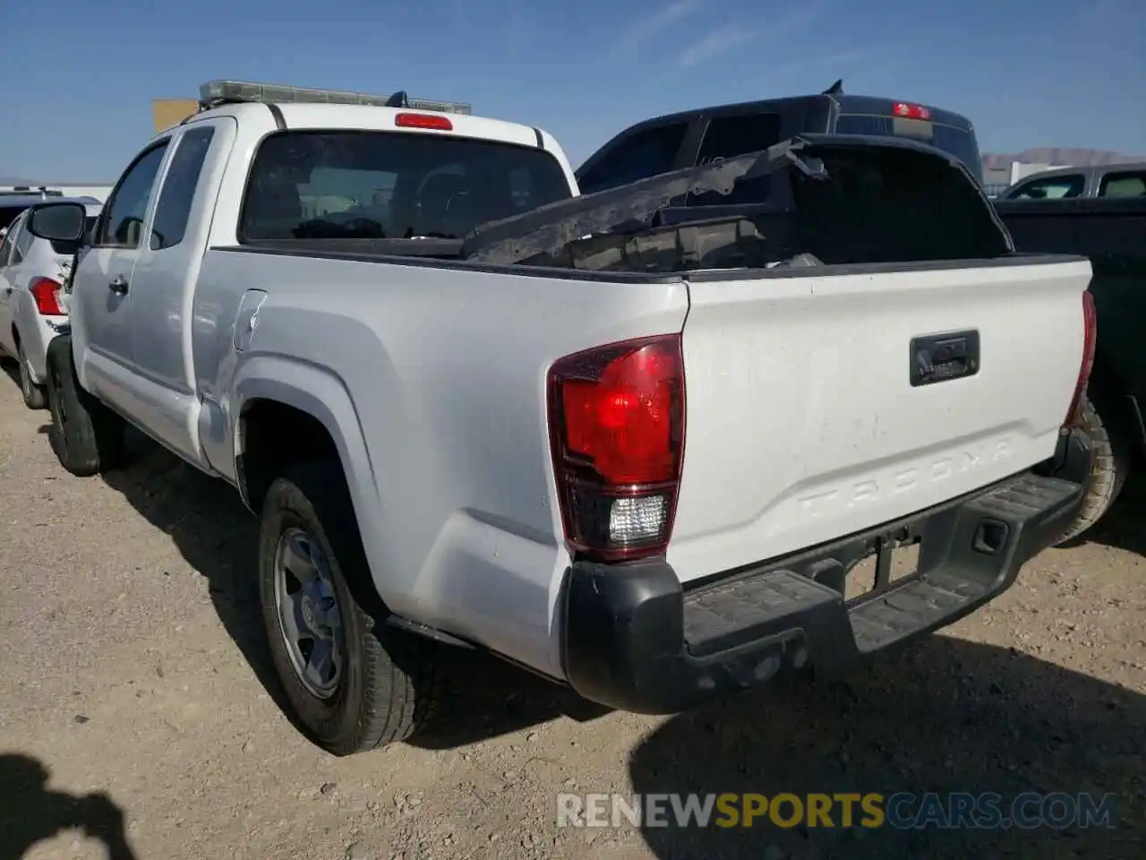 3 Photograph of a damaged car 5TFRX5GN0LX171411 TOYOTA TACOMA 2020