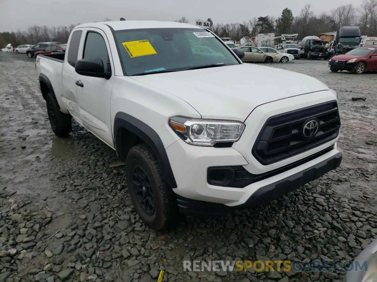 1 Photograph of a damaged car 5TFRX5GN0LX172543 TOYOTA TACOMA 2020