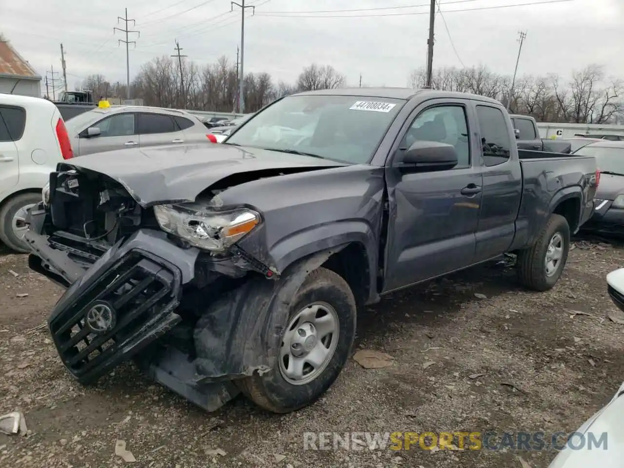 1 Photograph of a damaged car 5TFRX5GN0LX173465 TOYOTA TACOMA 2020