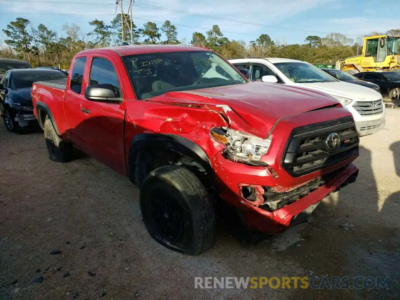 1 Photograph of a damaged car 5TFRX5GN0LX179475 TOYOTA TACOMA 2020