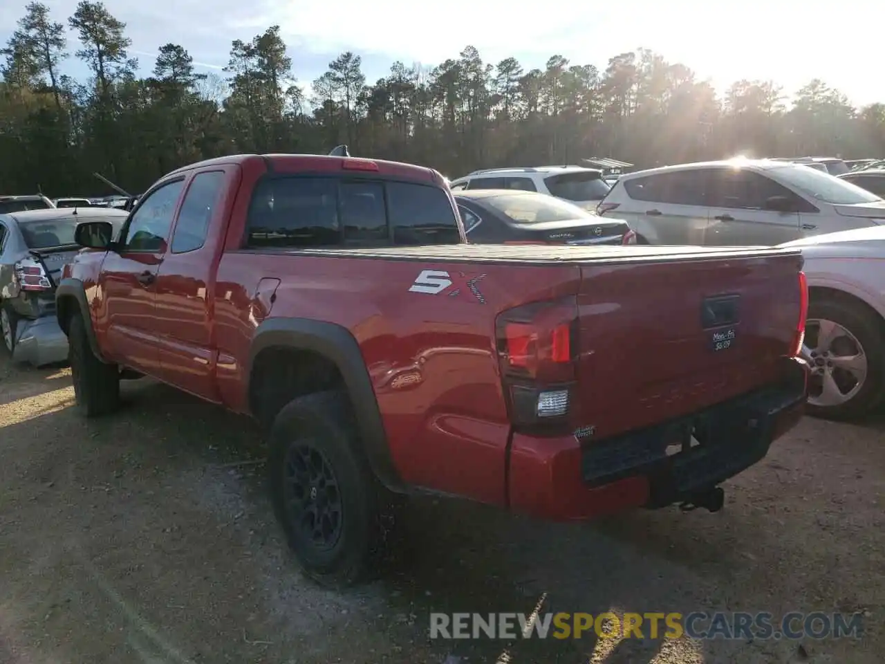 3 Photograph of a damaged car 5TFRX5GN0LX179475 TOYOTA TACOMA 2020