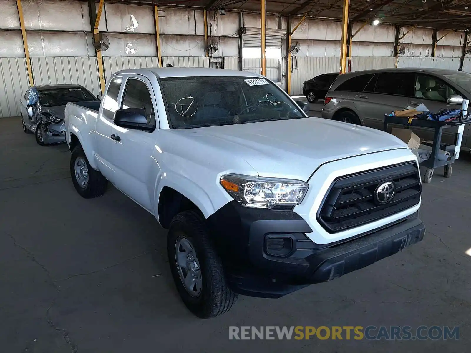 1 Photograph of a damaged car 5TFRX5GN0LX181064 TOYOTA TACOMA 2020