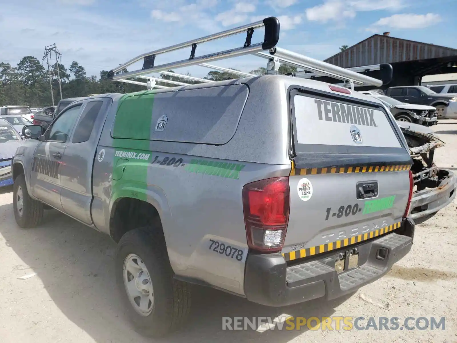 3 Photograph of a damaged car 5TFRX5GN0LX182473 TOYOTA TACOMA 2020