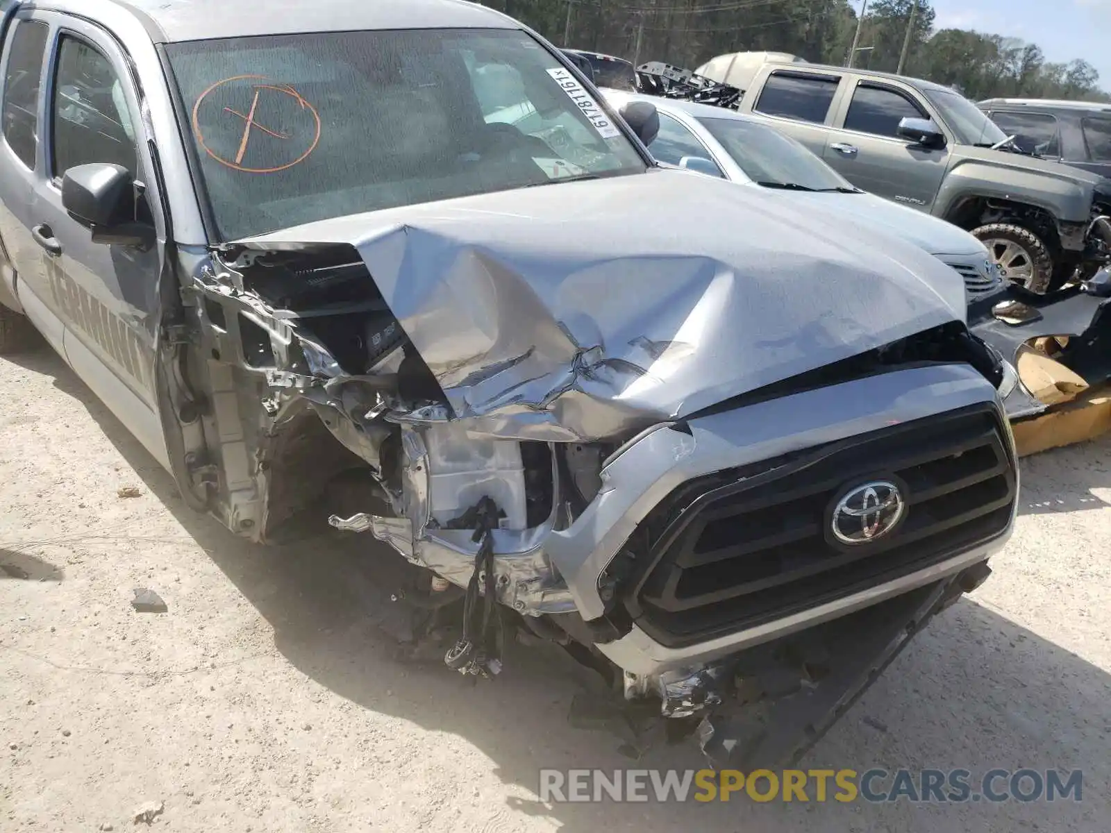 9 Photograph of a damaged car 5TFRX5GN0LX182473 TOYOTA TACOMA 2020