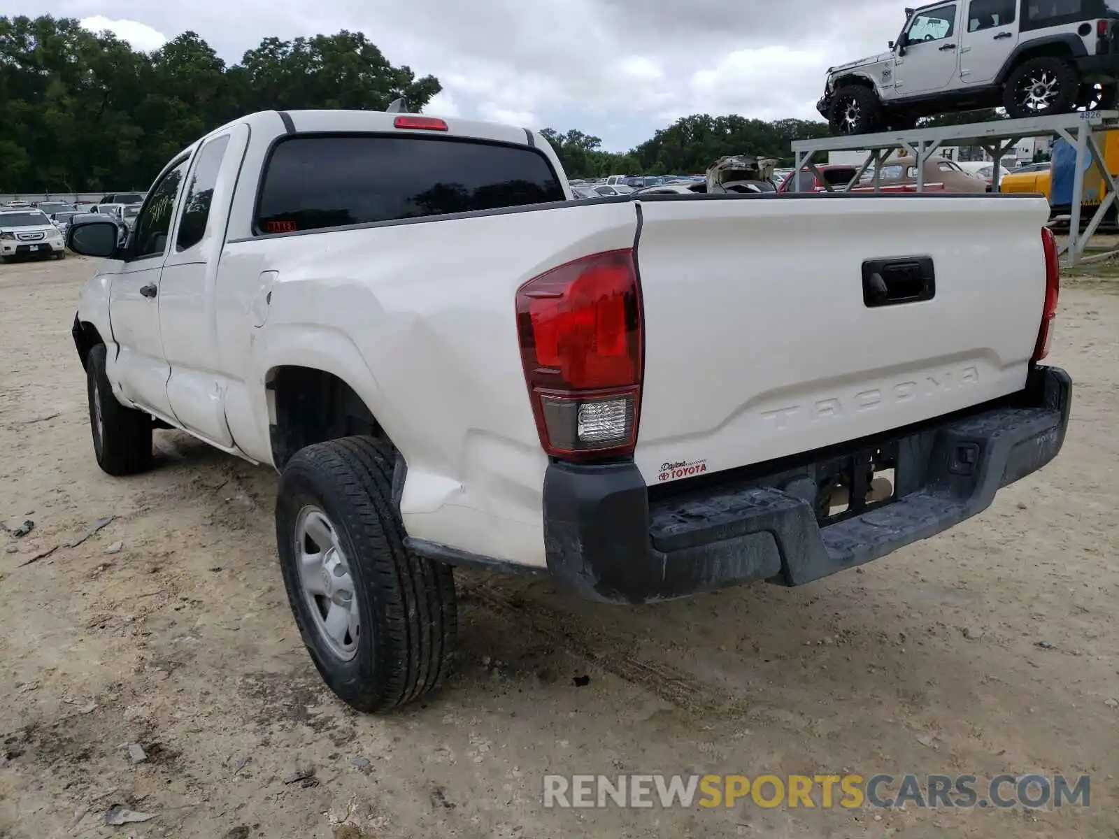 3 Photograph of a damaged car 5TFRX5GN1LX167125 TOYOTA TACOMA 2020