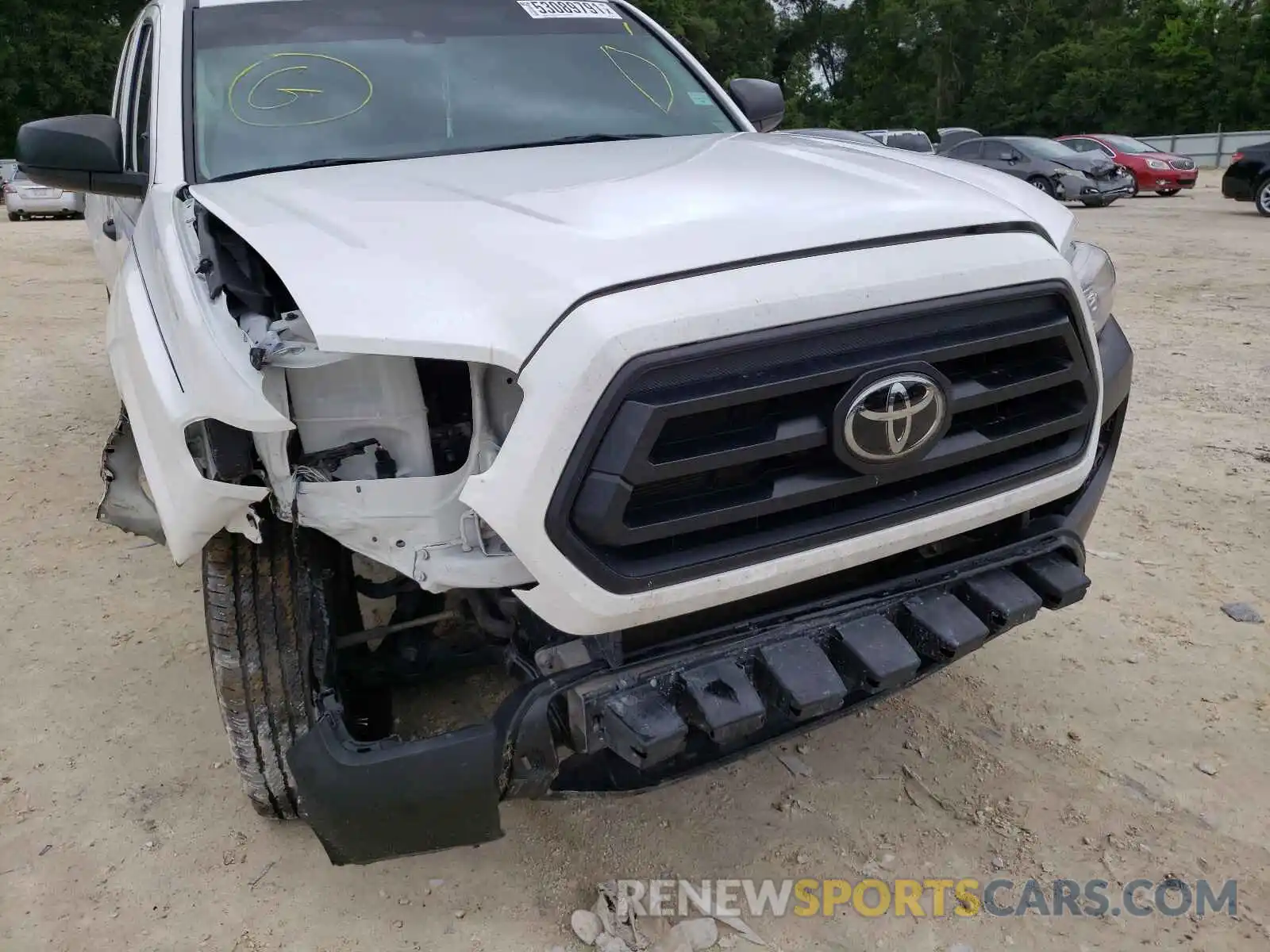 9 Photograph of a damaged car 5TFRX5GN1LX167125 TOYOTA TACOMA 2020