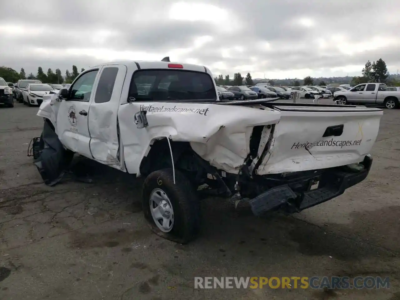 3 Photograph of a damaged car 5TFRX5GN1LX170168 TOYOTA TACOMA 2020