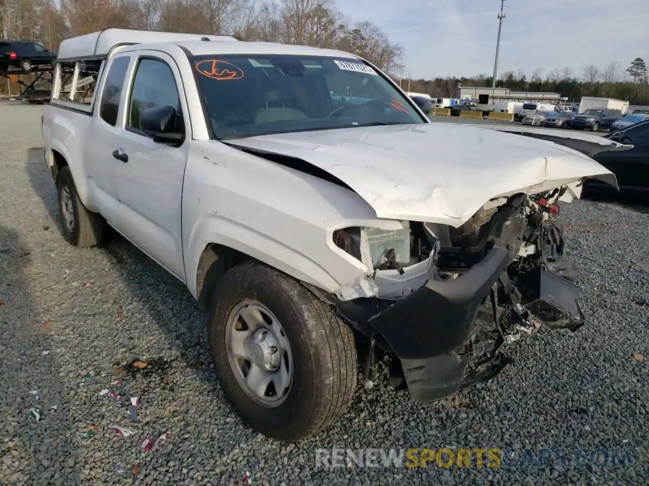 1 Photograph of a damaged car 5TFRX5GN1LX172972 TOYOTA TACOMA 2020