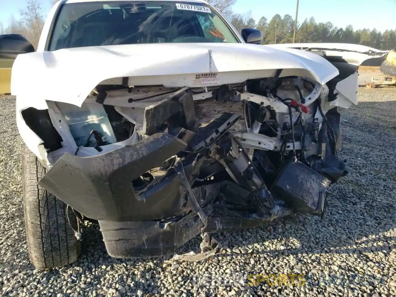 9 Photograph of a damaged car 5TFRX5GN1LX172972 TOYOTA TACOMA 2020